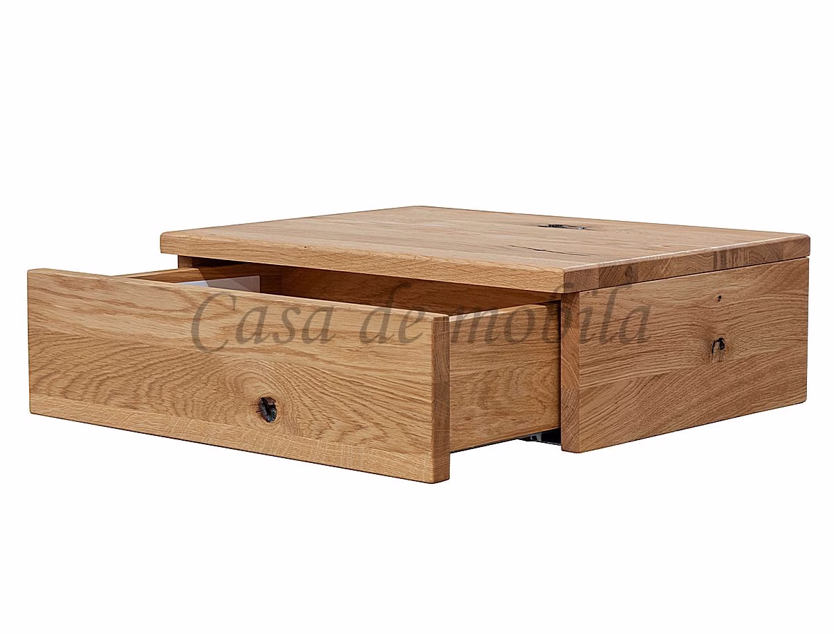 Massivholz Hängende-Nachtschrank mit schublade Wildeiche massiv natur geölt casademobila Goslar Massivholz Hängende-Nachtschrank mit schublade Wildeiche massiv natur geölt casademobila Goslar
