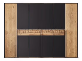 Massivholz Kleiderschrank 6-türig Bonn Kernbuche massiv natur geölt Industrielook casademobila Goslar Massivholz Kleiderschrank 6-türig Bonn Kernbuche massiv natur geölt Industrielook casademobila Goslar