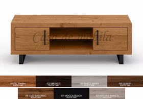TV Lowboard rustikale Eiche geoelt Woodstock 11595 01 TV Lowboard rustikale Eiche geoelt Woodstock 11595 01