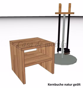 Massivholz Sitzhocker mit Ablage CONTRA 47x46x46cm Kernbuche massiv natur geölt Casa de mobila Goslar Massivholz Sitzhocker mit Ablage CONTRA 47x46x46cm Kernbuche massiv natur geölt Casa de mobila Goslar