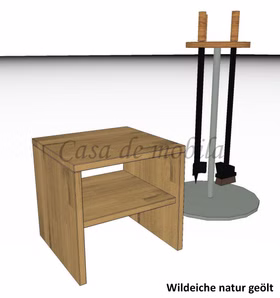 Massivholz Sitzhocker mit Ablage CONTRA 47x46x46cm Wildeiche massiv natur geölt Casa de mobila Goslar Massivholz Sitzhocker mit Ablage CONTRA 47x46x46cm Wildeiche massiv natur geölt Casa de mobila Goslar