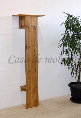 Garderobenpaneel 60x192x32cm WOODLINE Eiche massiv natur geölt von Casademobila Goslar Garderobenpaneel 60x192x32cm WOODLINE Eiche massiv natur geölt von Casademobila Goslar