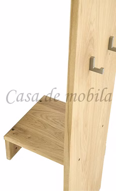 Garderobenpaneel 60x192x32cm WOODLINE Eiche massiv natur geölt von Casademobila Goslar Garderobenpaneel 60x192x32cm WOODLINE Eiche massiv natur geölt von Casademobila Goslar