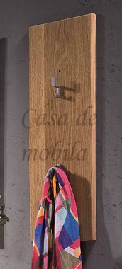 Massivholz Wandgarderobe 28x90x8cm WOODLINE Eiche massiv natur geölt von Casa de mobila Goslar Massivholz Wandgarderobe 28x90x8cm WOODLINE Eiche massiv natur geölt von Casa de mobila Goslar