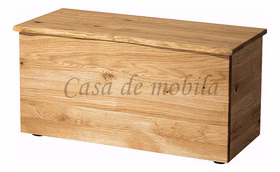Holztruhe 90x45x36cm WOODLINE Eiche massiv natur geölt von Casademobila Goslar