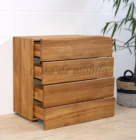 Massivholz Schubkastenkommode WOODLINE 83x80x38cm Eiche massiv natur geölt Baumkante Casa de mobila Goslar Massivholz Schubkastenkommode WOODLINE 83x80x38cm Eiche massiv natur geölt Baumkante Casa de mobila Goslar