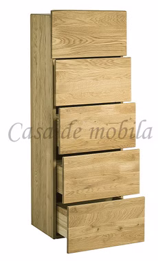 Schubladenkommode 53x144x38cm WOODLINE Eiche massiv natur geölt von Casademobila Goslar Schubladenkommode 53x144x38cm WOODLINE Eiche massiv natur geölt von Casademobila Goslar