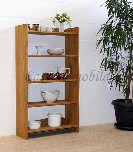 Standregal 80x142x30cm WOODLINE Eiche massiv natur geölt von Casademobila Goslar Standregal 80x142x30cm WOODLINE Eiche massiv natur geölt von Casademobila Goslar