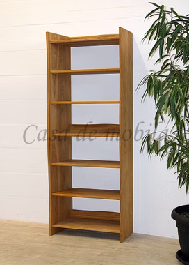 Standregal 80x189x30cm WOODLINE Eiche massiv natur geölt von Casademobila Goslar Standregal 80x189x30cm WOODLINE Eiche massiv natur geölt von Casademobila Goslar