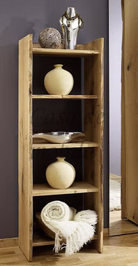 Standregal 50x142x30cm WOODLINE Eiche massiv natur geölt von Casademobila Goslar Standregal 50x142x30cm WOODLINE Eiche massiv natur geölt von Casademobila Goslar