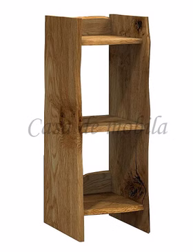 Standregal 30x78x30cm WOODLINE Eiche massiv natur geölt von Casademobila Goslar Standregal 30x78x30cm WOODLINE Eiche massiv natur geölt von Casademobila Goslar