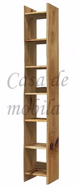 Standregal 30x189x30cm WOODLINE Eiche massiv natur geölt von Casademobila Goslar Standregal 30x189x30cm WOODLINE Eiche massiv natur geölt von Casademobila Goslar