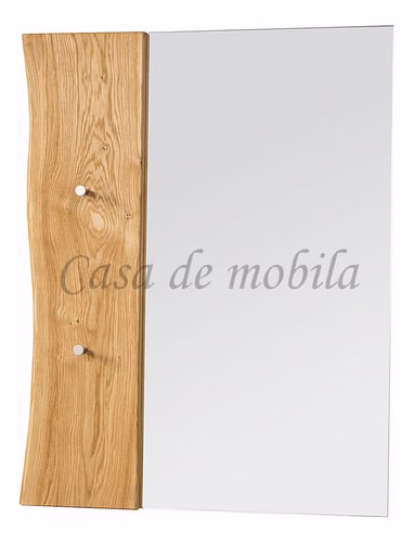 Garderobenspiegel 70x90x8cm WOODLINE Eiche massiv natur geölt von Casademobila Goslar Garderobenspiegel 70x90x8cm WOODLINE Eiche massiv natur geölt von Casademobila Goslar