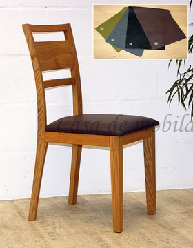 Esszimmerstuhl Stühle mit Ledersitzfläche LARA Eiche natur geölt Leder braun Casademobila Goslar Esszimmerstuhl Stühle mit Ledersitzfläche LARA Eiche natur geölt Leder braun Casademobila Goslar