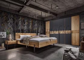Massivholz Schlafzimmer Glas schwarz matt Industrie Kernbuche Wildeiche massiv geölt Forestales Boston casademobila Massivholz Schlafzimmer Glas schwarz matt Industrie Kernbuche Wildeiche massiv geölt Forestales Boston casademobila
