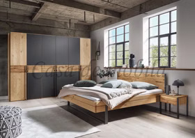 Massivholz Schlafzimmer Glas schwarz matt Industrie Kernbuche Wildeiche massiv geölt Forestales Boston casademobila Massivholz Schlafzimmer Glas schwarz matt Industrie Kernbuche Wildeiche massiv geölt Forestales Boston casademobila