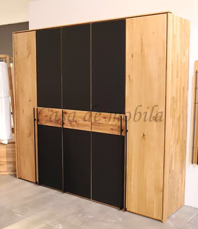 Vollholz Kleiderschrank Kernbuche massiv natur geölt Industrielook casademobila Goslar Vollholz Kleiderschrank Kernbuche massiv natur geölt Industrielook casademobila Goslar