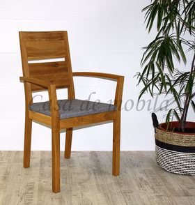 Vollholz Eiche Esszimmerstuhl SILENT 2 58x95x56cm geölt Stoffpolstersitz Wimmer casademobila Vollholz Eiche Esszimmerstuhl SILENT 2 58x95x56cm geölt Stoffpolstersitz Wimmer casademobila
