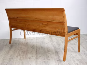 Echtholz Rotkernbuche Stoffpolsterbank CASERA 150x89x53cm geölt Stoffpolster Lino mit Rückenlehne Wimmer casademobila Echtholz Rotkernbuche Stoffpolsterbank CASERA 150x89x53cm geölt Stoffpolster Lino mit Rückenlehne Wimmer casademobila