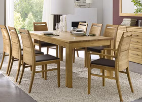 4 Fuß Esstisch 170x76x95cm CASERA massiv geölt von Casademobila Goslar 4 Fuß Esstisch 170x76x95cm CASERA massiv geölt von Casademobila Goslar