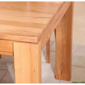 Massivholz Tischplatte CASERA 190x76x95cm Kernbuche massiv natur geölt Casa de mobila Goslar
