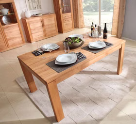 Massivholz Tisch CASERA 190x76x95cm Kernbuche massiv natur geölt Casa de mobila Goslar