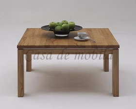 Couchtisch CASERA Naturholz geölt Massivholz Wohnzimmertisch CASERA Kernbuche massiv natur geölt Casa de mobila Goslar Wimmer Echtholzmöbel