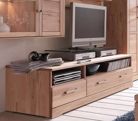 Massivholz TV-Schrank Breit Casera 176x47x42cm Kernbuche massiv natur geölt Casa de mobila Goslar Massivholz TV-Schrank Breit Casera 176x47x42cm Kernbuche massiv natur geölt Casa de mobila Goslar