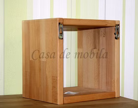 Hängeregal klein 25x25x20cm PORTLAND Kernbuche geölt Massivholz Hängeregal PORTLAND 25x25x20cm Kernbuche massiv natur geölt von Casademobila Goslar