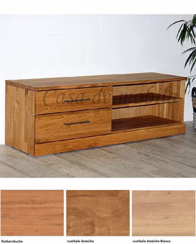 Massivholz TV-Lowboard CASERA 140x47x42cm Kernbuche, Wildeiche natur oder Bianco geölt Casa de mobila Massivholz TV-Lowboard CASERA 140x47x42cm Kernbuche, Wildeiche natur oder Bianco geölt Casa de mobila