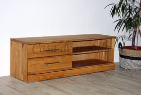Massivholz TV-Tisch CASERA 140x47x42cm Kernbuche, Wildeiche natur oder Bianco geölt Casa de mobila Massivholz TV-Tisch CASERA 140x47x42cm Kernbuche, Wildeiche natur oder Bianco geölt Casa de mobila