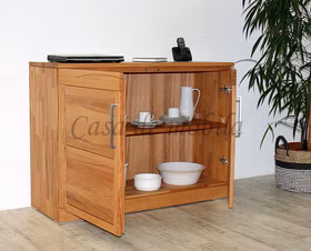Massivholz Kommode 2-türig CASERA Wimmer 120x87x42cm Kernbuche massiv natur geölt Casa de mobila Goslar