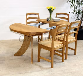 runder tisch ausziehbar 105/150/195x74x105cm SILKE Wildeiche massiv natur geölt Casademobila Goslar runder tisch ausziehbar 105/150/195x74x105cm SILKE Wildeiche massiv natur geölt Casademobila Goslar