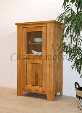 Highboard links 80x139x47cm LOFT Eiche massiv natur geölt von Casademobila Goslar Highboard links 80x139x47cm LOFT Eiche massiv natur geölt von Casademobila Goslar