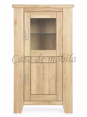 Massivholz geschirrschrank Klein rechts LOFT 80x139x47cm Eiche massiv natur geölt Casa de mobila Goslar Massivholz geschirrschrank Klein rechts LOFT 80x139x47cm Eiche massiv natur geölt Casa de mobila Goslar