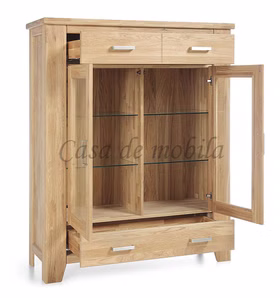 Wohnwand Set Komplett 3teilig LOFT Eiche massiv natur geölt von Casademobila Goslar Wohnwand Set Komplett 3teilig LOFT Eiche massiv natur geölt von Casademobila Goslar