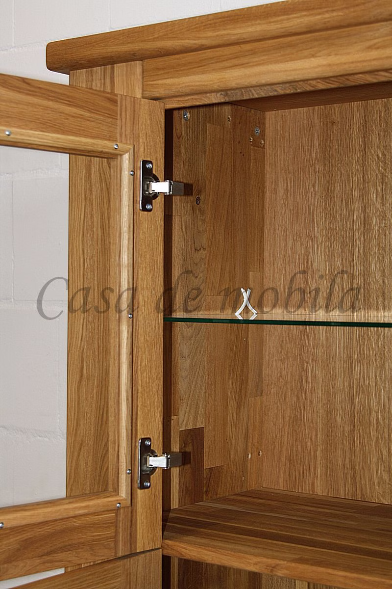 Wohnwand Komplett Set 4teilig LOFT Eiche massiv natur geölt von Casademobila Goslar Wohnwand Komplett Set 4teilig LOFT Eiche massiv natur geölt von Casademobila Goslar