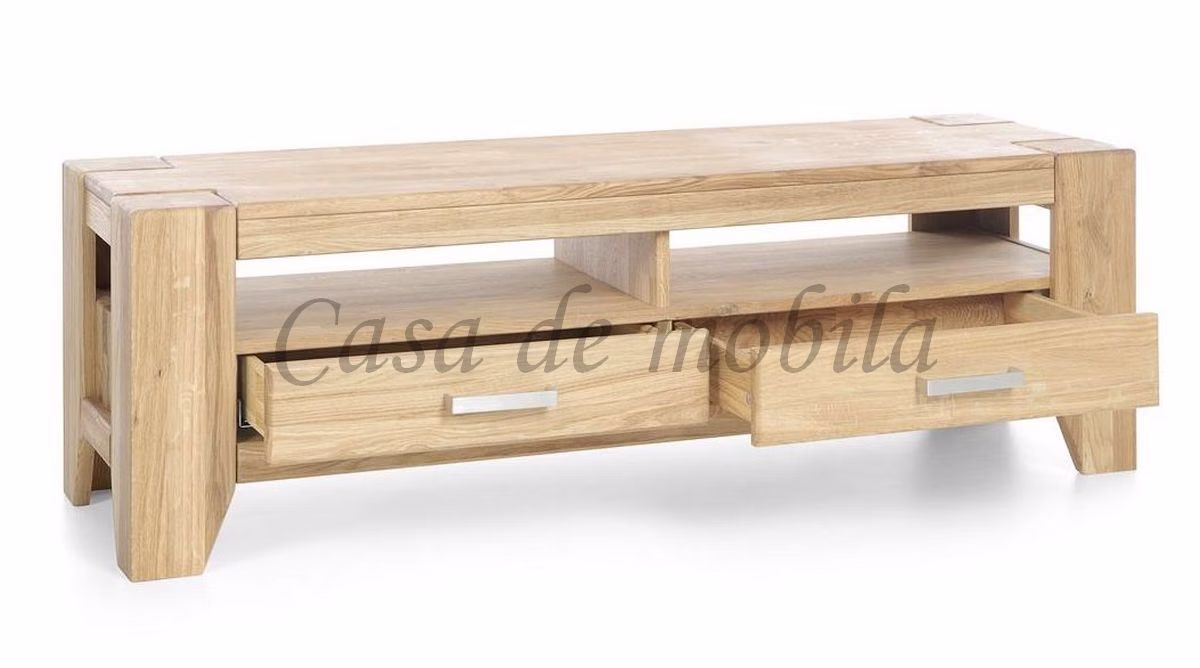 Wohnwand Komplett Set 4teilig LOFT Eiche massiv natur geölt von Casademobila Goslar Wohnwand Komplett Set 4teilig LOFT Eiche massiv natur geölt von Casademobila Goslar