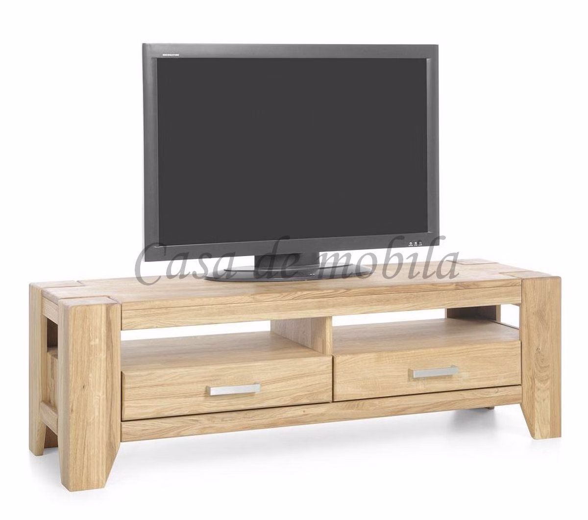 Wohnwand Komplett Set 4teilig LOFT Eiche massiv natur geölt von Casademobila Goslar Wohnwand Komplett Set 4teilig LOFT Eiche massiv natur geölt von Casademobila Goslar