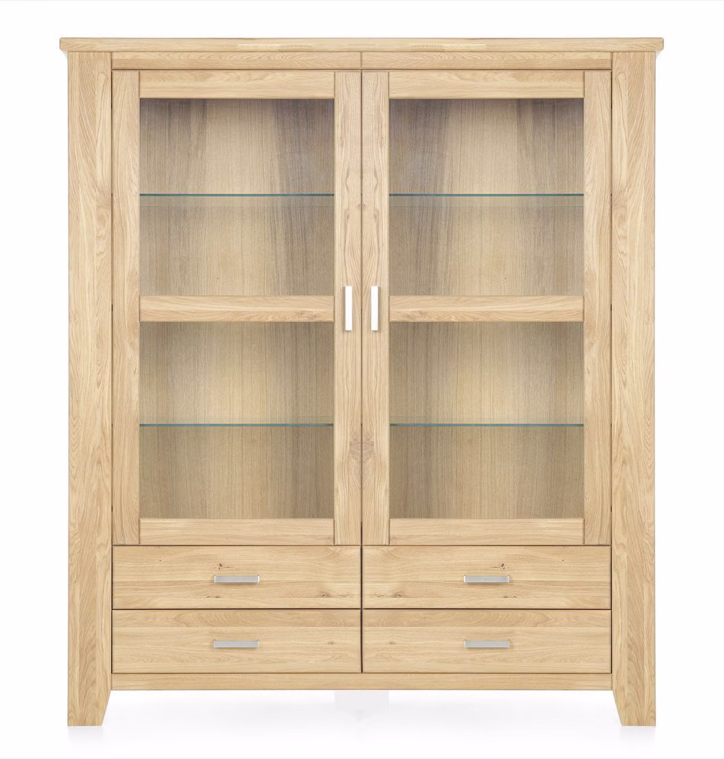 Wohnwand Komplett Set 4teilig LOFT Eiche massiv natur geölt von Casademobila Goslar Wohnwand Komplett Set 4teilig LOFT Eiche massiv natur geölt von Casademobila Goslar