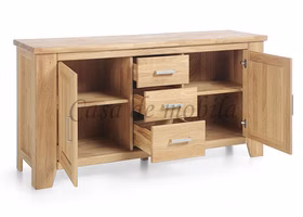 Esszimmer Set Komplett 3teilig LOFT Eiche massiv natur geölt von Casademobila Goslar Esszimmer Set Komplett 3teilig LOFT Eiche massiv natur geölt von Casademobila Goslar