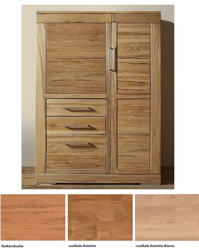 Massivholz Schrank Casera 100x154x42cm Kernbuche, Asteiche massiv natur oder Bianco geölt Wimmer Casa de Mobila Goslar Massivholz Schrank Casera 100x154x42cm Kernbuche, Asteiche massiv natur oder Bianco geölt Wimmer Casa de Mobila Goslar