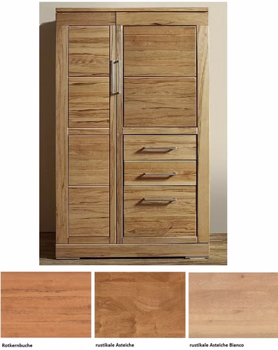 Massivholz Schrank Casera 100x154x42cm Kernbuche, Asteiche massiv natur oder Bianco geölt Wimmer Casa de Mobila Goslar Massivholz Schrank Casera 100x154x42cm Kernbuche, Asteiche massiv natur oder Bianco geölt Wimmer Casa de Mobila Goslar