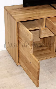 Lowboard 153x57x40cm FLORENZ Wildeiche massiv Roheffekt geölt von Casademobila Goslar Lowboard 153x57x40cm FLORENZ Wildeiche massiv Roheffekt geölt von Casademobila Goslar