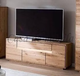 Massivholz TV-Lowboard mit Beleuchtung 183x57x40cm Wildeiche massiv Roheffekt geölt Casa de mobila Goslar Massivholz TV-Lowboard mit Beleuchtung 183x57x40cm Wildeiche massiv Roheffekt geölt Casa de mobila Goslar