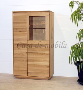 Highboard 77x136x40cm FLORENZ Wildeiche massiv Roheffekt geölt von Casademobila Goslar Highboard 77x136x40cm FLORENZ Wildeiche massiv Roheffekt geölt von Casademobila Goslar