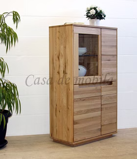 Highboard 77x136x40cm FLORENZ Wildeiche massiv Roheffekt geölt von Casademobila Goslar Highboard 77x136x40cm FLORENZ Wildeiche massiv Roheffekt geölt von Casademobila Goslar