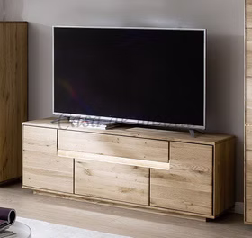 Massivholz TV möbel mit beleuchtung Set FLORENZ 4teilig Wildeiche massiv geölt Casa de mobila Goslar Massivholz TV möbel mit beleuchtung Set FLORENZ 4teilig Wildeiche massiv geölt Casa de mobila Goslar