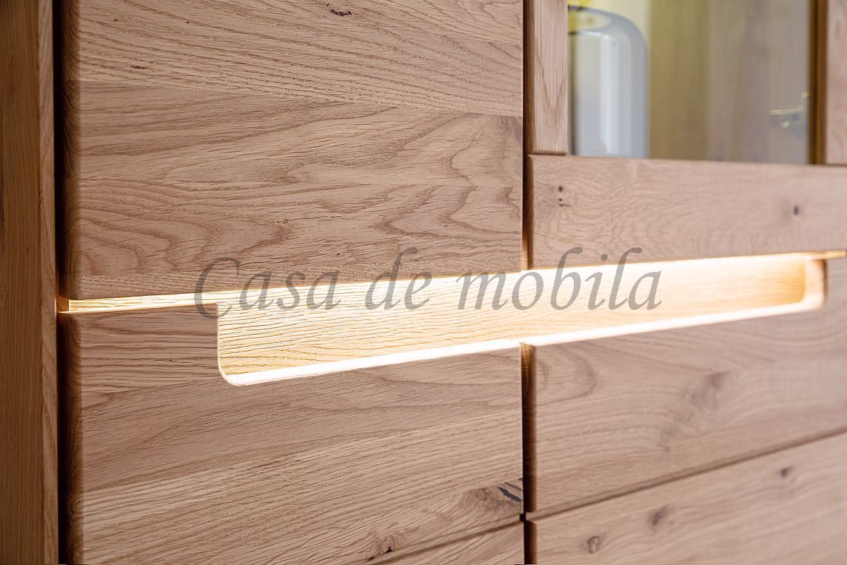 Wohnwand 4teilig FLORENZ Wildeiche massiv Roheffekt geölt von Casademobila Goslar Wohnwand 4teilig FLORENZ Wildeiche massiv Roheffekt geölt von Casademobila Goslar