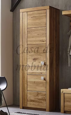 Massivholz Dielenschrank Links SKYLINE 71x203x40cm Wildeiche massiv natur oder Bianco geölt Casa de mobila Goslar Massivholz Dielenschrank Links SKYLINE 71x203x40cm Wildeiche massiv natur oder Bianco geölt Casa de mobila Goslar